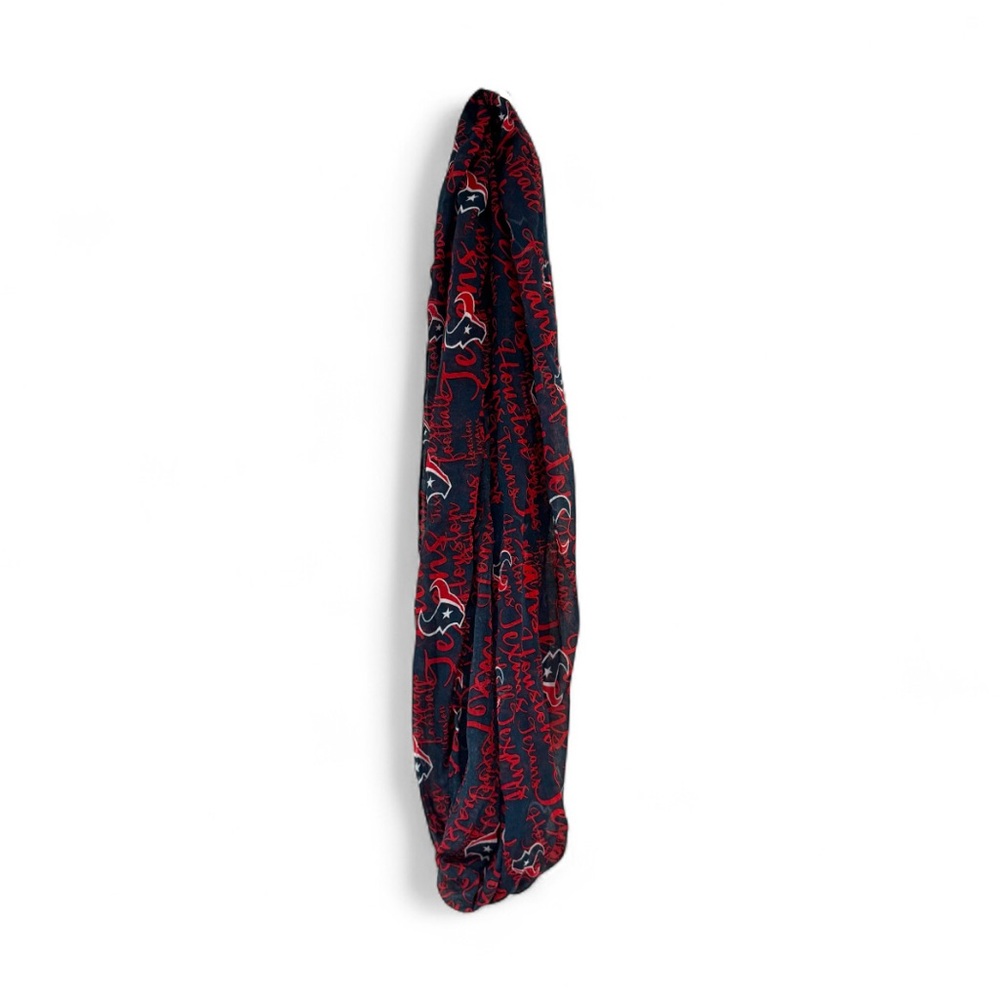 Houston Texans Infinity Scarf - FOCO Navy Blue Logo Script (NWOT)
